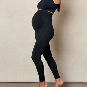 BLANQI EVERYDAY Maternity Belly Support Leggings, Black, Medium, Like New
